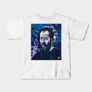 Giorgio Vasari Black and White Portrait | Giorgio Vasari Artwork 5 Kids T-Shirt